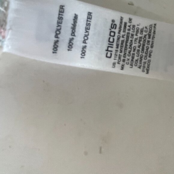 Chico's Summer Sheer Cardigan 3/4 Sleeve Size 18 - Picture 6 of 6